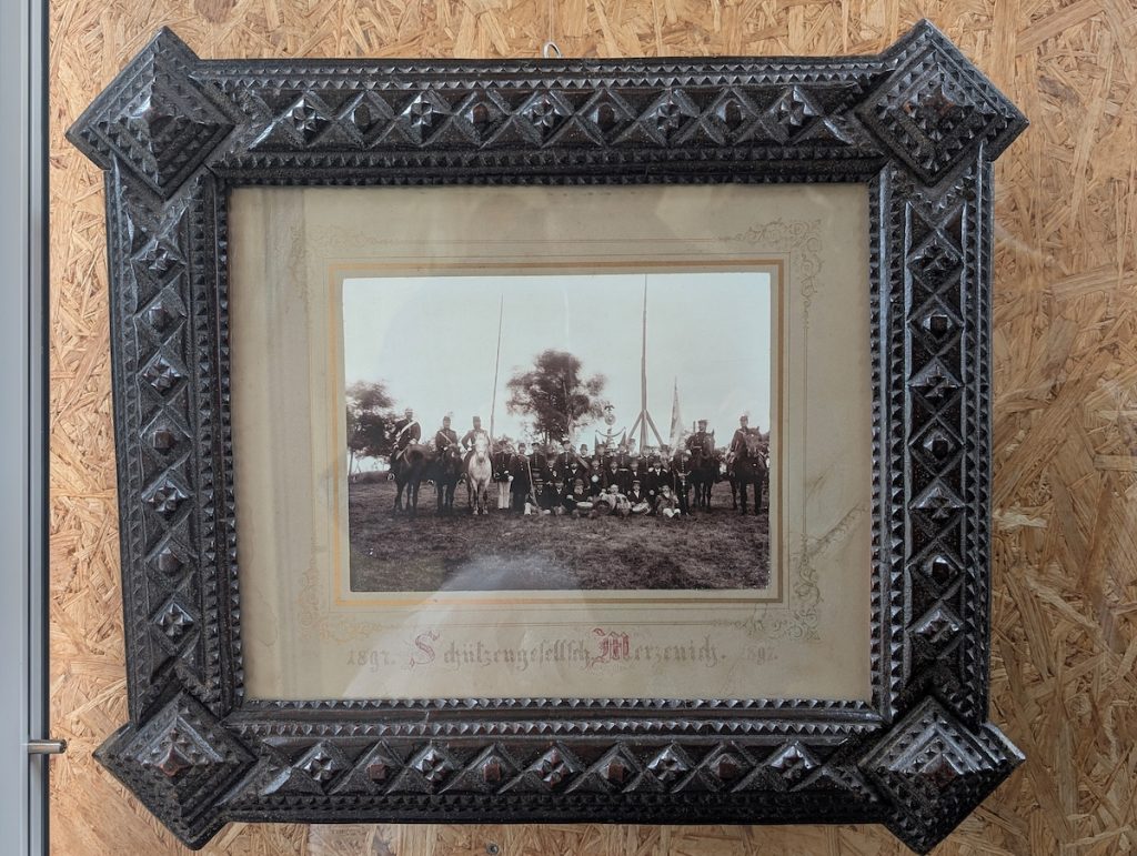 Foto Schützengesellschaft Merzenich aus dem Jahr 1897