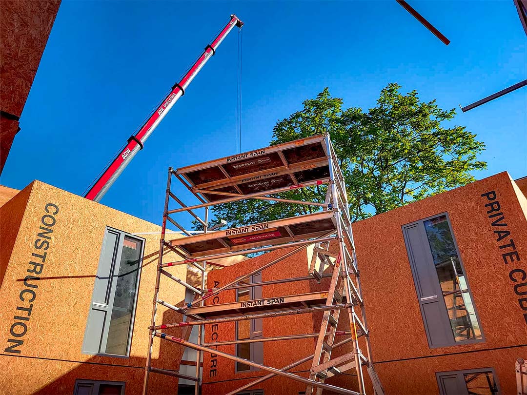 Rückbau des CUBITY-Atelierhaus